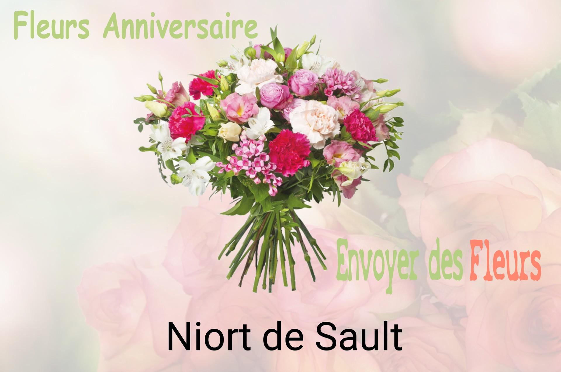 Bouquet de fleurs d’anniversaire livré à Niort-de-Sault